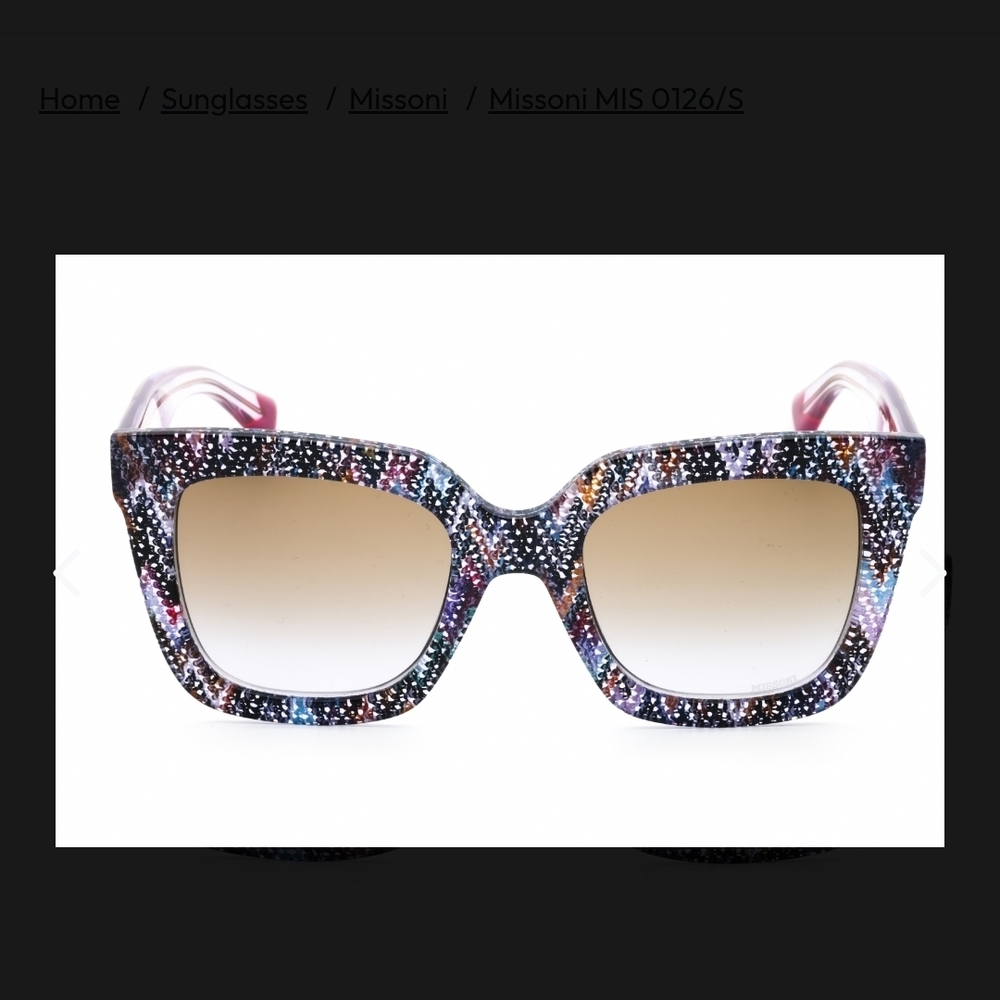 NWT Missoni Sunglasses MIS 0126S NWT